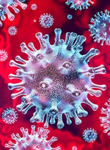 COVID-19 bacteria image